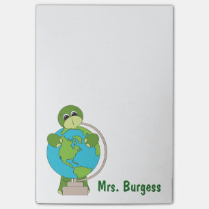 Cute Cartoon Teacher Post It Notes