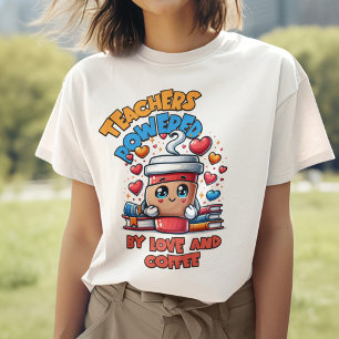 Cute Cartoon Teacher Valentine's Day T-Shirt