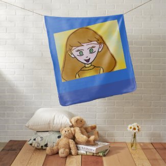 Cute Cartoon Theme Baby Blanket