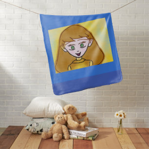 Cute Cartoon Theme Baby Blanket