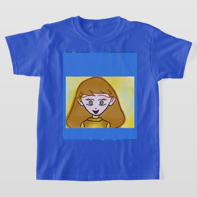 Cute Cartoon Theme T-Shirt (Laydown)