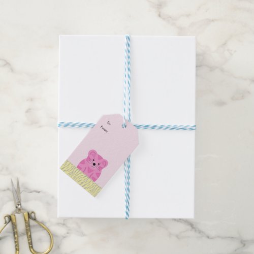 Cute Cartoon Tiger Gift Tags