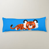 Cute Cartoon Tiger on The Prowl Body Pillow (Back)