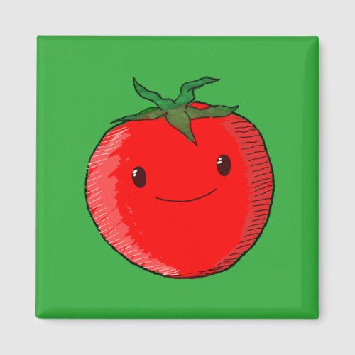 Cute Cartoon Tomato Magnet