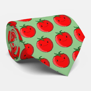 Cute Cartoon Tomato Neck Tie