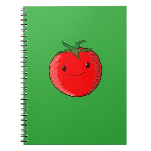 Cute Cartoon Tomato Notebook