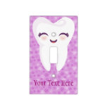 Cute Cartoon Tooth - Custom Light Switch Cover at Zazzle