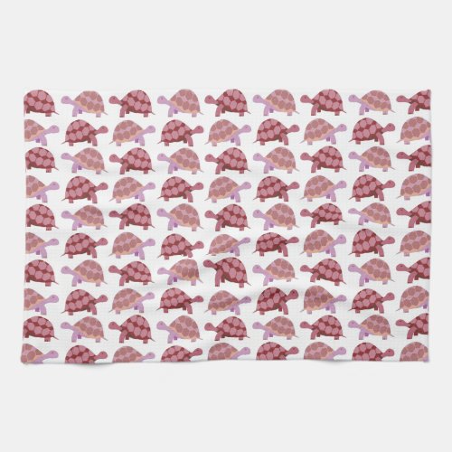 Cute Cartoon Tortoise Pattern Towel