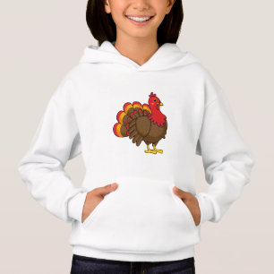 Cute Cartoon Turkey Hoodie