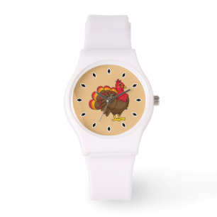Cute Cartoon Turkey Watch