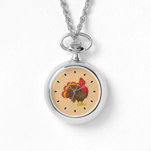 Cute Cartoon Turkey Watch