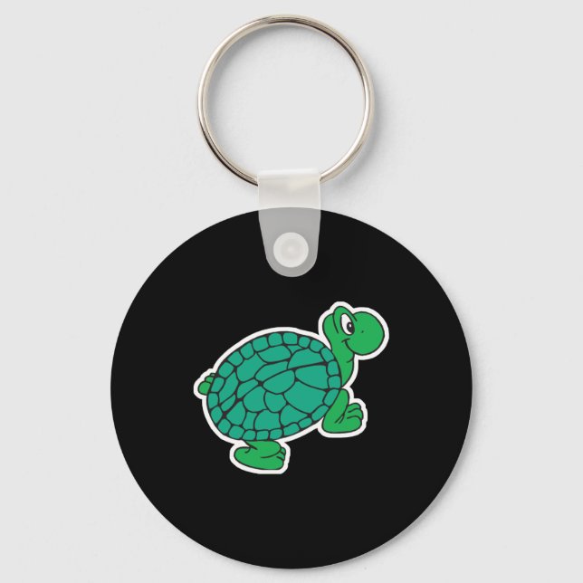 cute cartoon turtle keychain (Front)