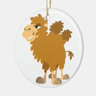Cute Cartoon Two-Humped Camel Ornament
