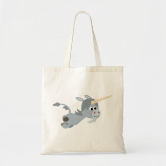 Cute Cartoon Unicorn In A Hurry Bag