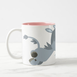 Cute Cartoon Unicorn In A Hurry Mug