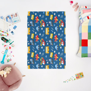 Cute Cartoon Vehicles Pattern  Rug