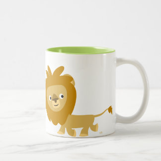 Cute Cartoon Walking Lion Mug
