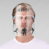 Cute Cartoon Warrior Ninja Face Shield (Insitu)