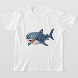 Cute Cartoon Whale Shark T-Shirt