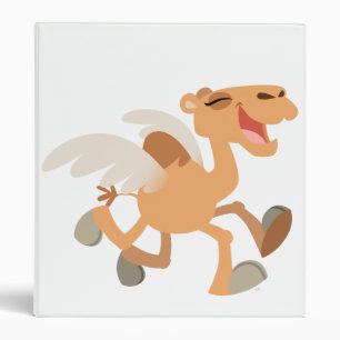 Cute Cartoon Winged-Camel Binder