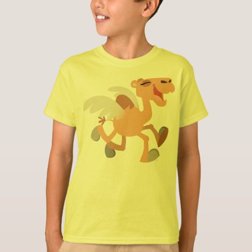 Cute Cartoon Winged_Camel Children T_Shirt