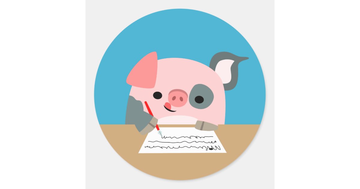 cute animated pigs