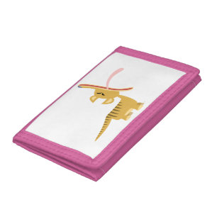 Cute Cartoon Yawning Thylacine Wallet