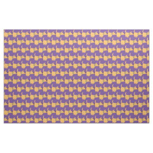 Cute Cartoon Yellow Labrador Fabric