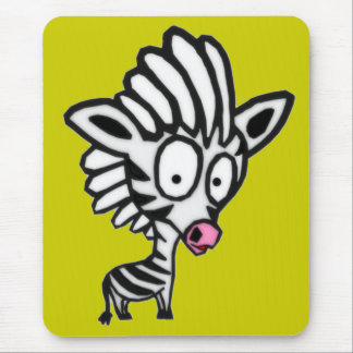 Cute Cartoon Zebra Mouse Pad