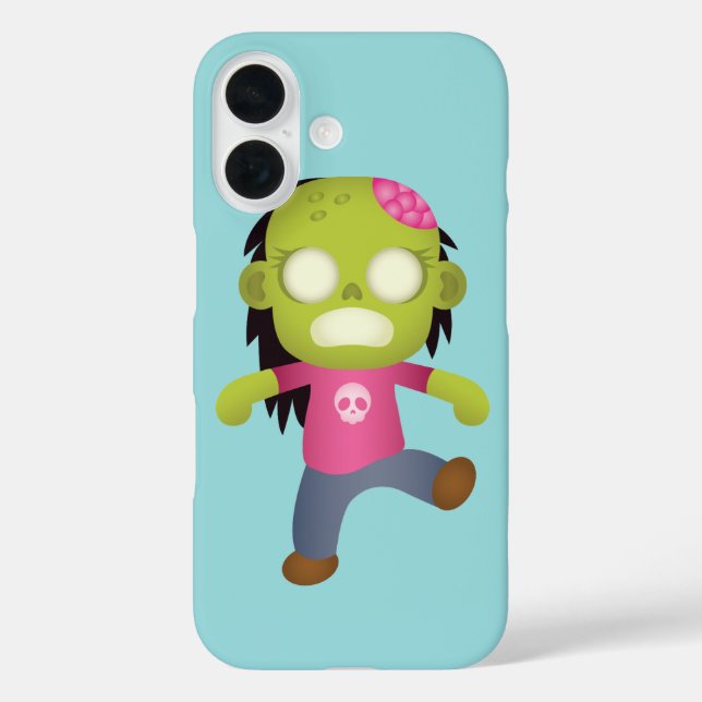Cute Cartoon Zombie Girl Case-Mate iPhone Case (Back)