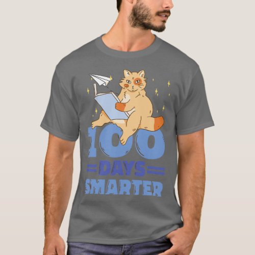 Cute Cat 100 Days Smarter T_Shirt
