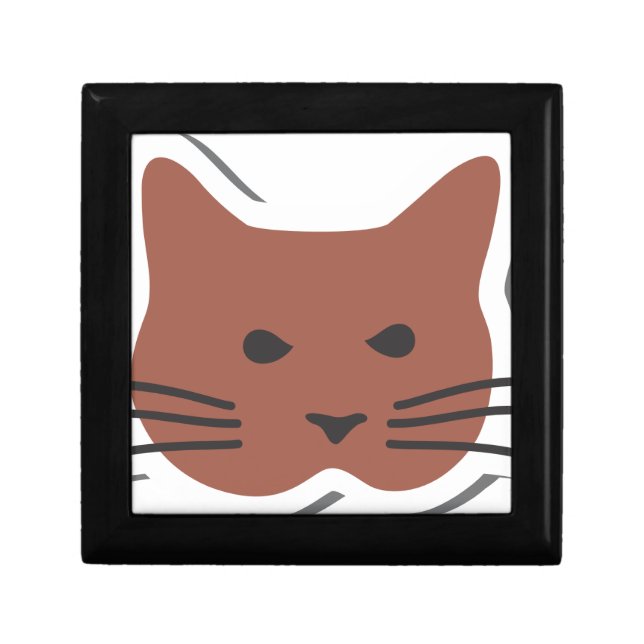 Cute Cat 2 Keepsake Box (Front)