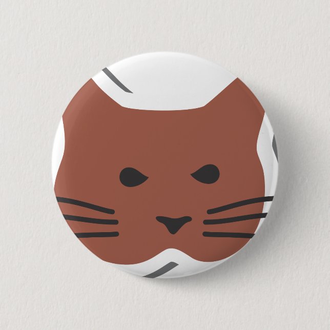 Cute Cat 2 Pinback Button (Front)