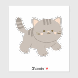 Cute Cat (2) Sticker
