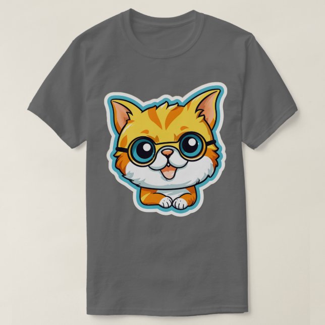 Cute Cat 41 T-Shirt (Design Front)