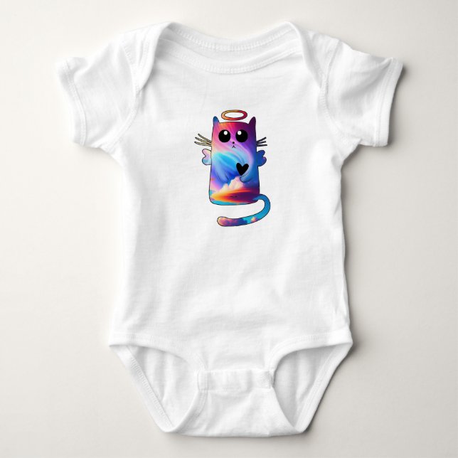 Cute Cat | Adorable Feline Charm for Cat Lovers Baby Bodysuit (Front)