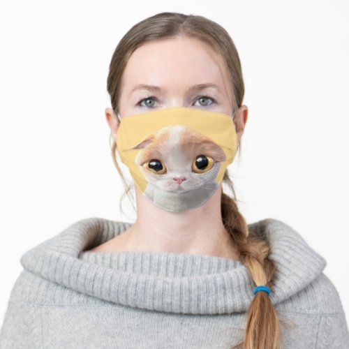 cute cat adult cloth face mask