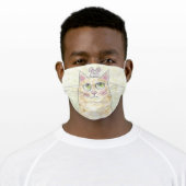 Cute Cat and Mouse Adult Cloth Face Mask (Worn)
