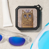 Cute Cat and Mouse Artwork Bluetooth Speaker (Insitu(Beach))