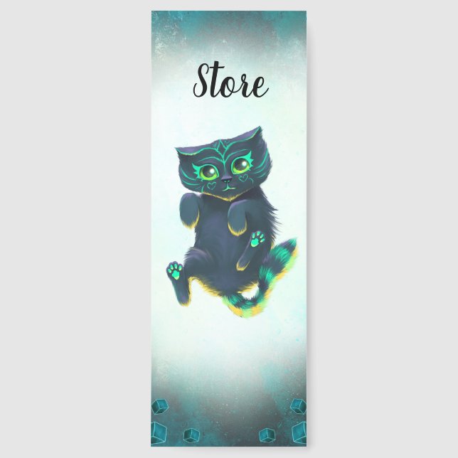 Cute Cat Animal Bookmark Amazing Fantasy  (Front)