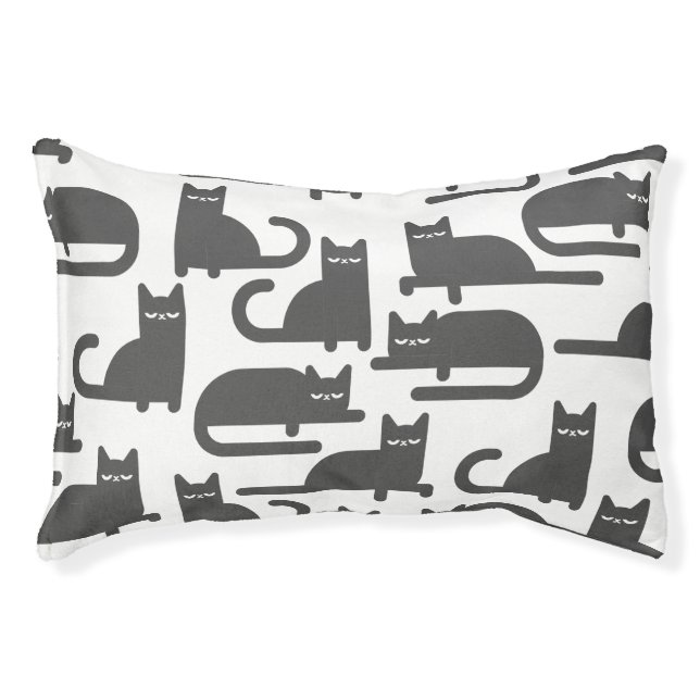 Cute Cat Animal Printed Pet Bed (Front)