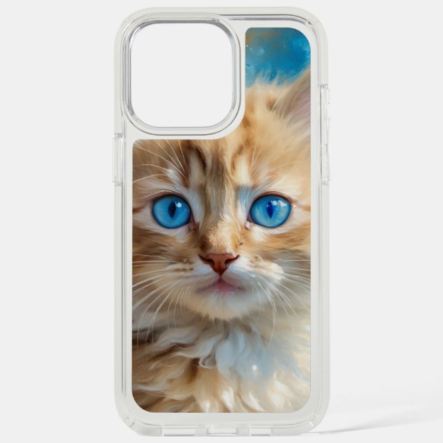 Cute Cat Animal  Speck iPhone Case (Front)