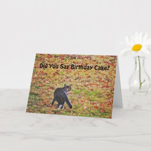 Cute Cat Art Pun Funny Birthday Card