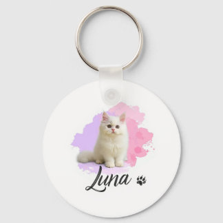 Cute Cat Artwork Kaychain – Luna Keychain