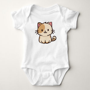 CUTE CAT BABY BODYSUIT