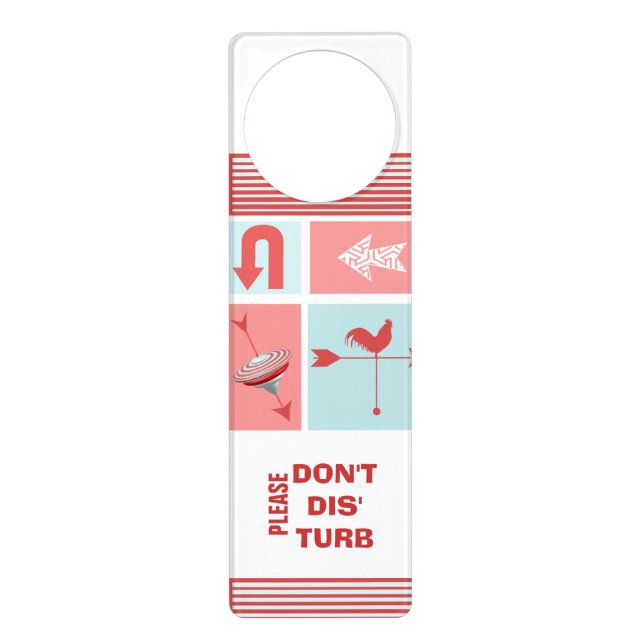 Cute Cat Baby Sleeping Please Be Quiet Door Hanger (Front)