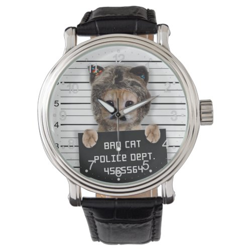 Cute cat bad boy watch