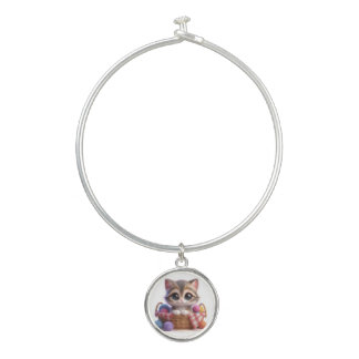 Cute Cat Bangle Bracelet