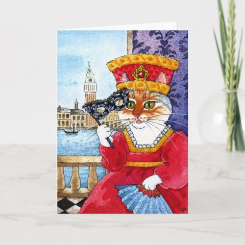 Cute Cat Birthday or any occasion card