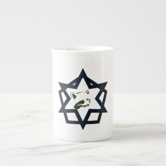 Cute cat bone china mug